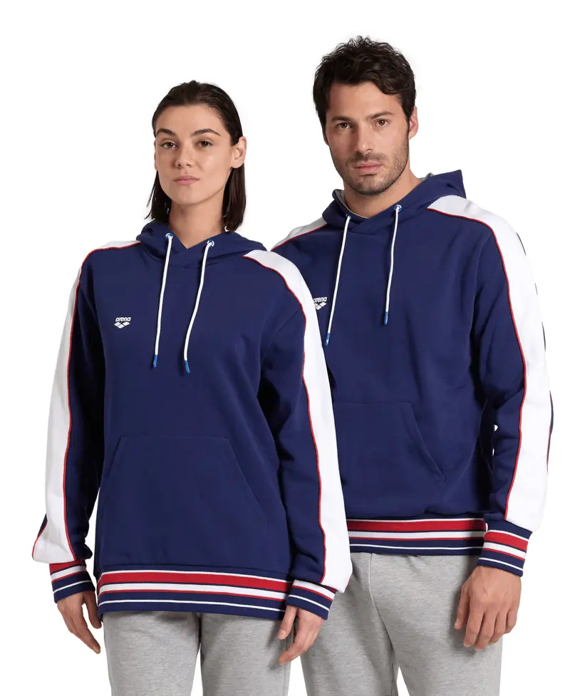 Arena Unisex INSERTS Kapuzenpullover Navy-White