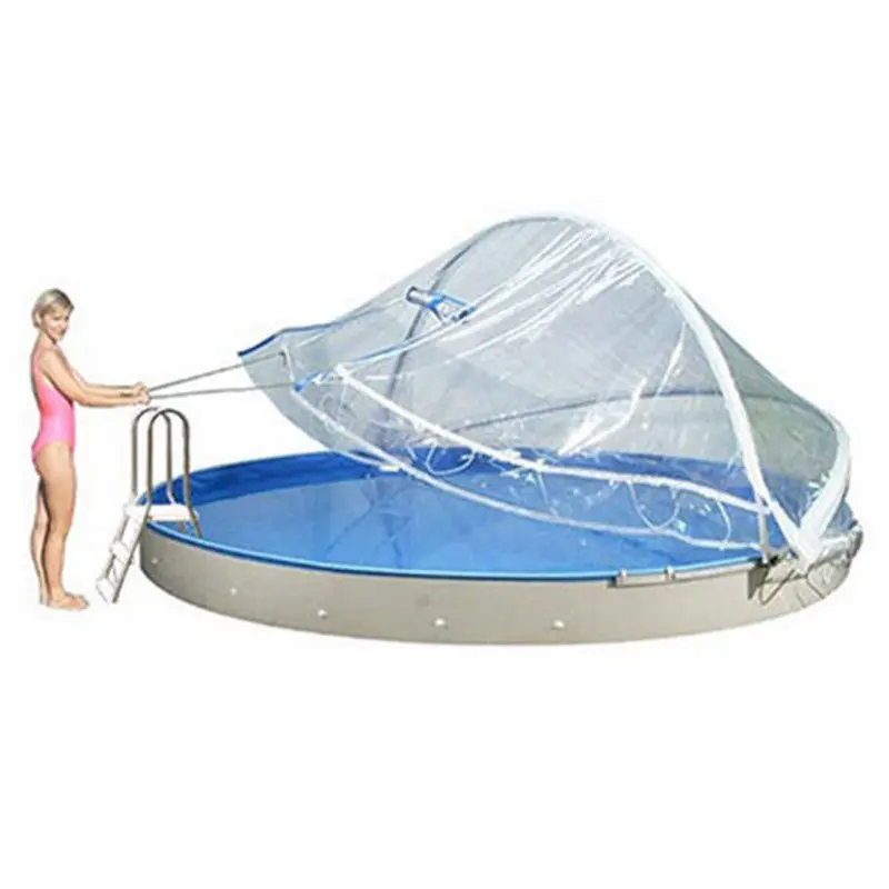 Cabrio Dome Ø 450 - 460 cm I Rund Pool Überdachung