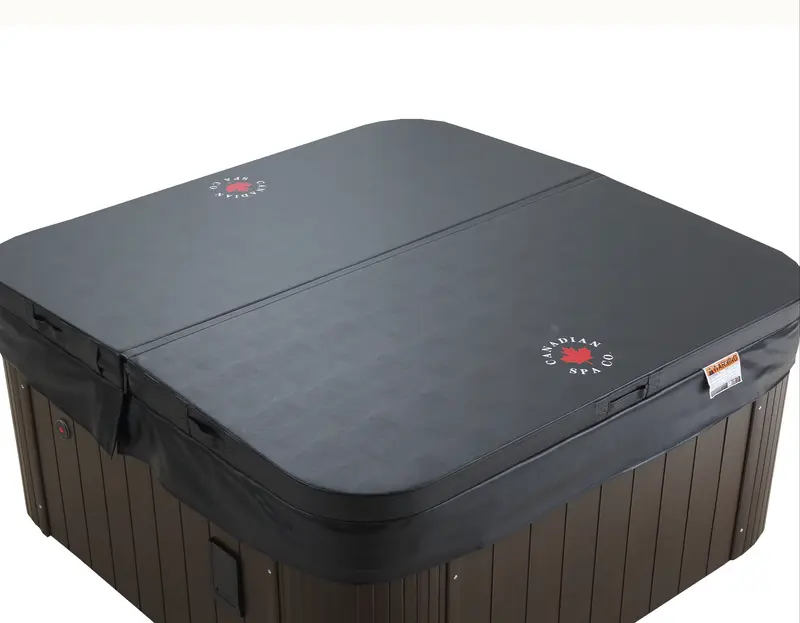 Cornwall Whirlpool Abdeckung 198 x 198 cm, schwarz