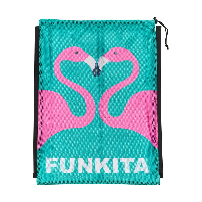 Funkita Mesh Gear Bag Go Flamingo
