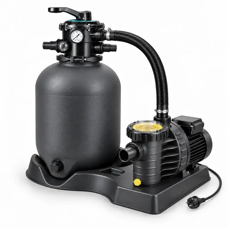 Sandfilteranlage Austropool Plus 400 mit Aqua Plus 6 – für Pools bis 50 m³