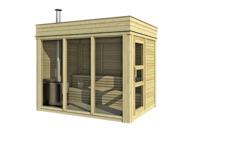 SAUNAWÜRFEL 2 X 3m