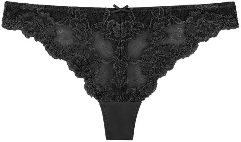 Spitzenstring Lace schwarz